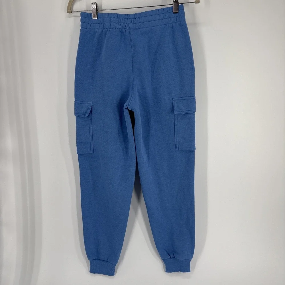 Nike Fleece Cargo Joggers Sweatpants Beyond Blue Big Kids Youth Large
